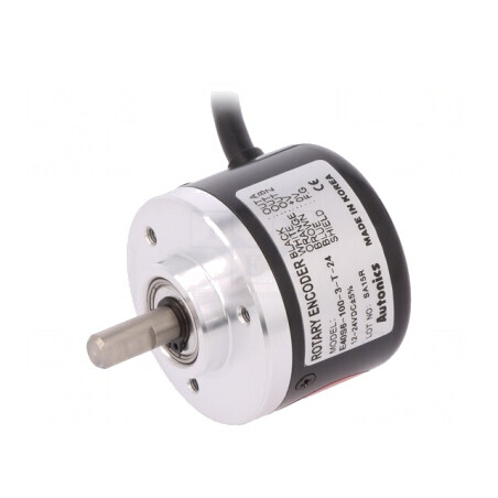 Encoder incremental 12-24VDC 100imp/rotație IP50 ax 6mm | Electronic-mag.ro | Componente Electronice