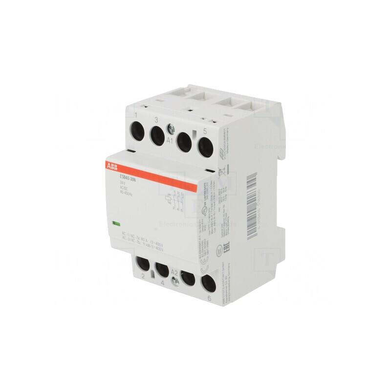 Contactor 3-polar 40A 24VAC/DC NO | Electronic-mag.ro | Componente Electronice