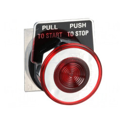 Comutator: acţionat prin apăsare 30mm Poz.i stab: 2 roşu/alb, 9001KR9R | Electronic-mag.ro | Componente Electronice