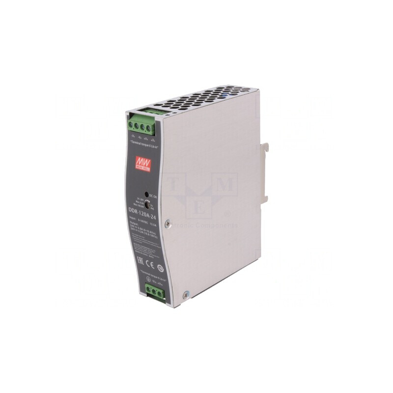 Convertor: DC/DC 100,8W Uieş: 24VDC Iieş: 4,2A 32x125,2x102mm, DDR-120A-24 | Electronic-mag.ro | Componente Electronice