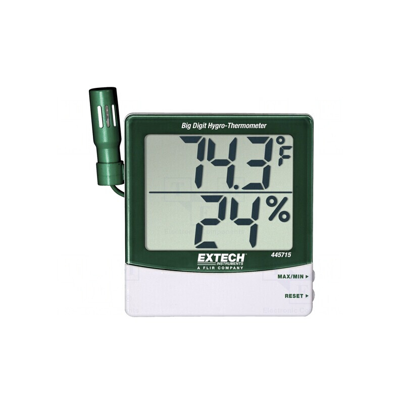 Termohigrometru Digital -10÷60°C 10÷99%RH Acuratețe ±1°C | Electronic-mag.ro | Componente Electronice