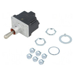 Comutator Basculant DPDT IP67 15A 125VAC | Electronic-mag.ro | Componente Electronice