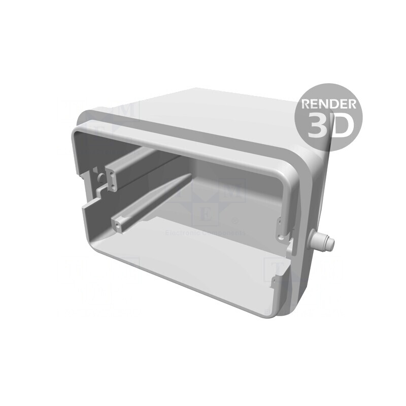 Carcasă pentru conectori HAN dimensiune 48B M50 | Electronic-mag.ro | Componente Electronice