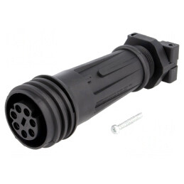 Conector Circular Mamă 7-PIN Filet Exterior PXA921/07/S | Electronic-mag.ro | Componente Electronice