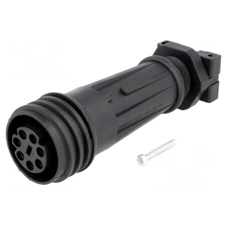 Conector Circular Mamă 7-PIN Filet Exterior PXA921/07/S | Electronic-mag.ro | Componente Electronice