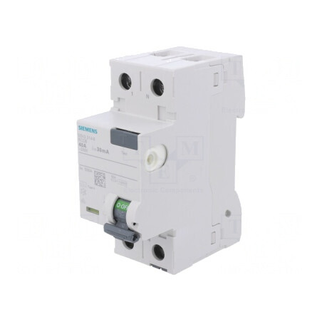 Întrerupător diferențial 40A 30mA 1P+N IP20 | Electronic-mag.ro | Componente Electronice