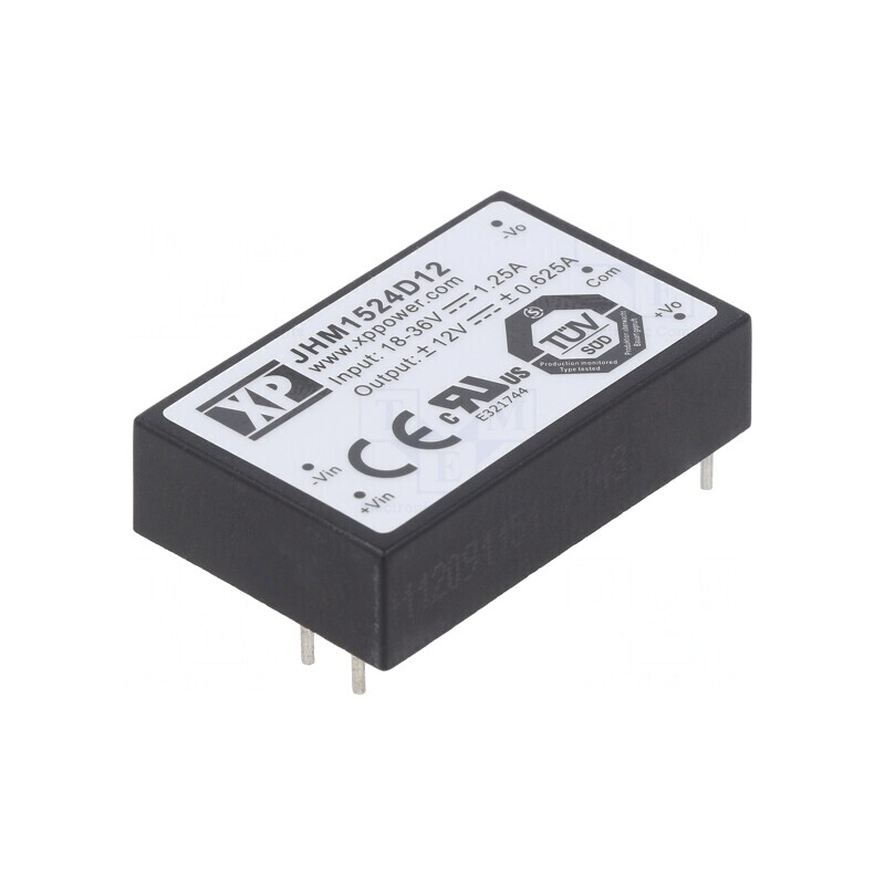 Convertor DC/DC 15W 18-36V la 12V/-12V | Electronic-mag.ro | Componente Electronice