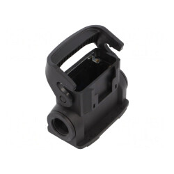 Carcasă pentru conectori HDC Han-Eco A 10A drept | Electronic-mag.ro | Componente Electronice