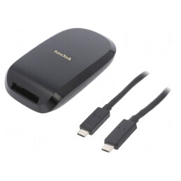 Cititor card memorie USB C USB 3.1 CFexpress B negru | Electronic-mag.ro | Componente Electronice