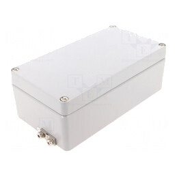 Carcasă universală aluminiu gri ATEX 120x220x81mm | Electronic-mag.ro | Componente Electronice