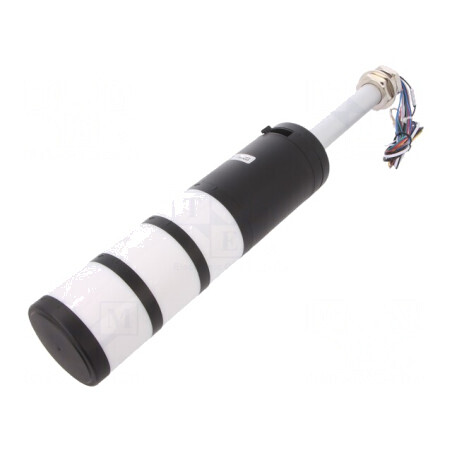 Coloană de Semnalizare LED Roșu/Ambră/Verde QTR70LF-BZ-3-24-RAG | Electronic-mag.ro | Componente Electronice
