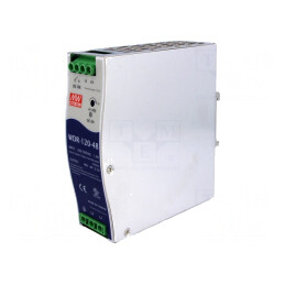 Alimentator Pulsatoriu Șină DIN 120W 48V 2.5A | Electronic-mag.ro | Componente Electronice