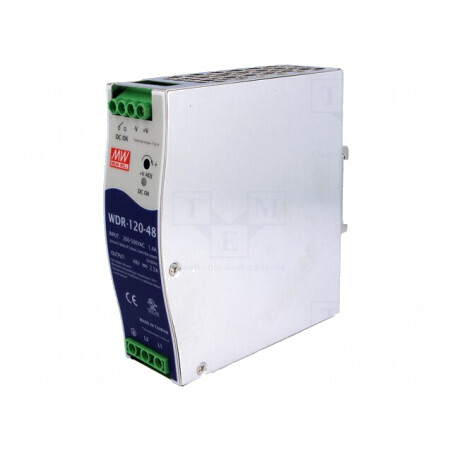 Alimentator Pulsatoriu Șină DIN 120W 48V 2.5A | Electronic-mag.ro | Componente Electronice