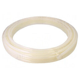 Cablu pneumatic 17bar 25m poliamidă albă