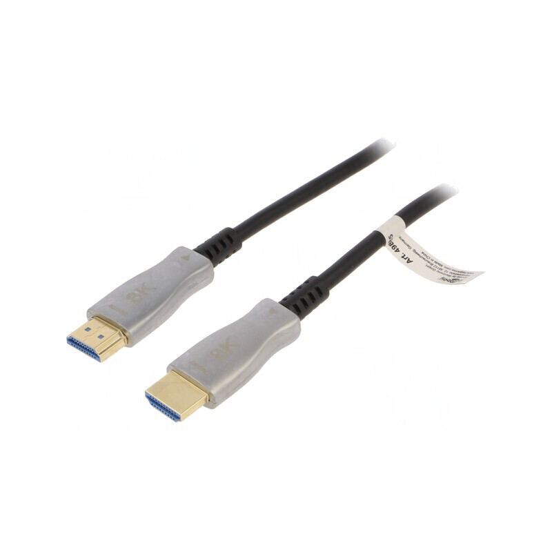 Cablu HDMI 2.1 HDCP 2.2 30m Negru | Electronic-mag.ro | Componente Electronice