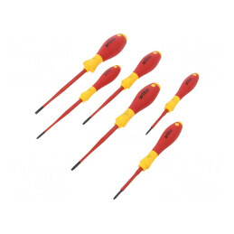 Kit Șurubelnițe Izolate Slim Torx 6 Bucăți 1kVAC | Electronic-mag.ro | Componente Electronice