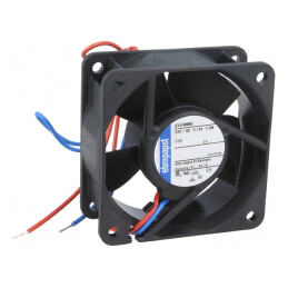 Ventilator axial 24V 60x60x25mm 56m3/h 41dBA cu bilă | Electronic-mag.ro | Componente Electronice