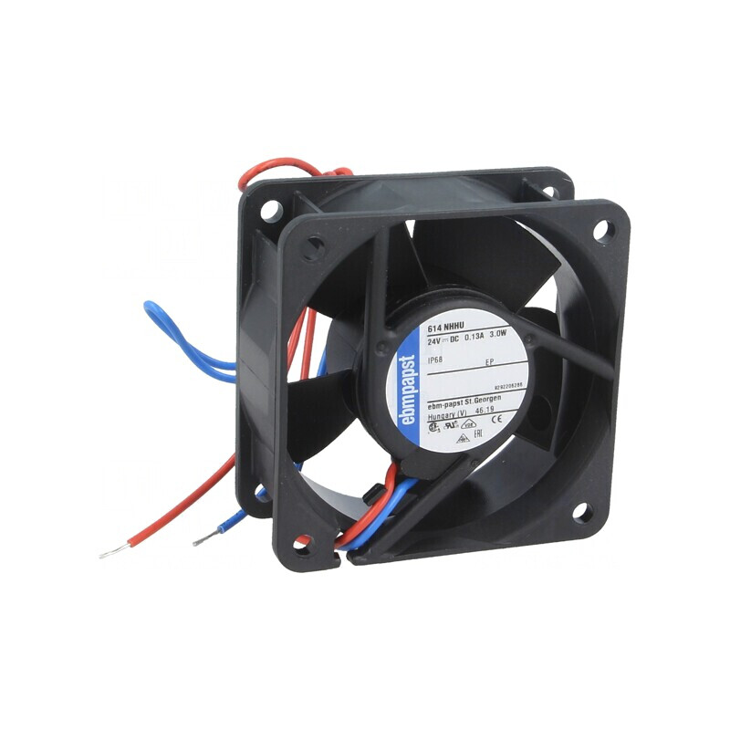 Ventilator axial 24V 60x60x25mm 56m3/h 41dBA cu bilă | Electronic-mag.ro | Componente Electronice