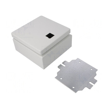 Carcasă montare pe perete 150x150x80 mm E-BOX KX | Electronic-mag.ro | Componente Electronice