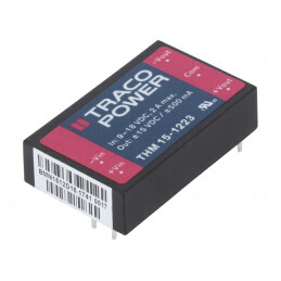 Convertor DC/DC 15W 9-18V la 15V/-15V | Electronic-mag.ro | Componente Electronice