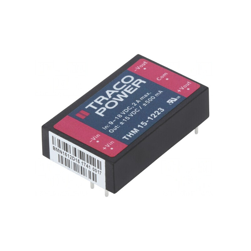 Convertor DC/DC 15W 9-18V la 15V/-15V | Electronic-mag.ro | Componente Electronice Convertor DC/DC 15W 9-18V la 15V/-15V | Electronic-mag.ro | Componente Electronice