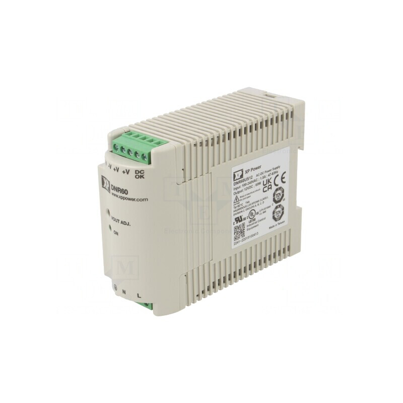 Alimentator Pulsatoriu pentru Șină DIN 60W 12V 5A | Electronic-mag.ro | Componente Electronice Alimentator Pulsatoriu pentru Șină DIN 60W 12V 5A | Electronic-mag.ro | Componente Electronice