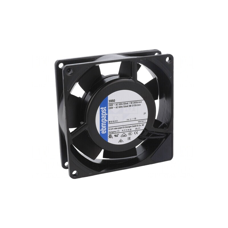Ventilator axial AC 230V, 92mm, 59m3/h | Electronic-mag.ro | Componente Electronice