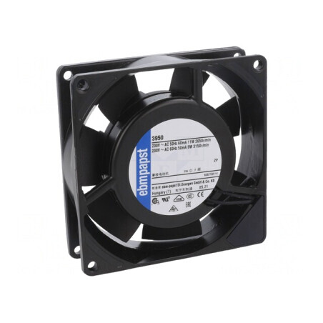 Ventilator axial AC 230V, 92mm, 59m3/h | Electronic-mag.ro | Componente Electronice