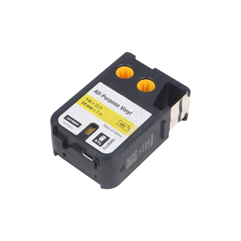 Bandă Etichetare Galbenă 24mm x 7m DYMO XTL 500 | Electronic-mag.ro | Componente Electronice