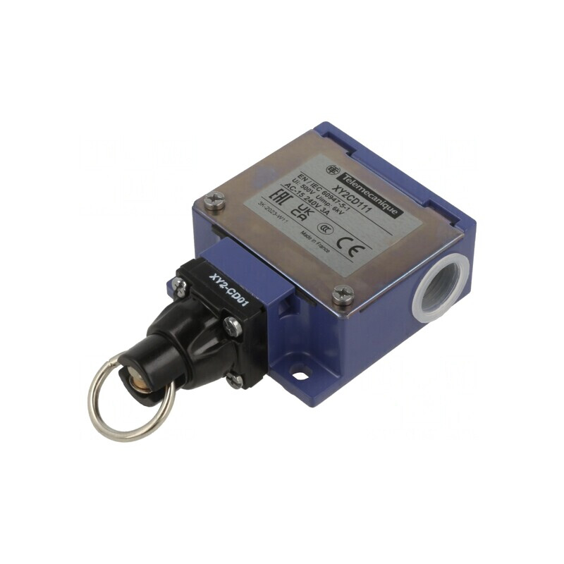 Întrerupător de siguranță cu cablu unilateral NC NO XY2CD111 | Electronic-mag.ro | Componente Electronice