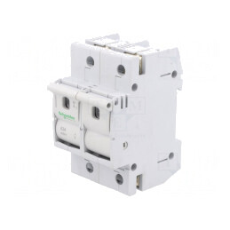 Separator cu Fuzibil 63A pentru Șină DIN 2 Poli | Electronic-mag.ro | Componente Electronice