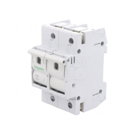 Separator cu Fuzibil 63A pentru Șină DIN 2 Poli | Electronic-mag.ro | Componente Electronice