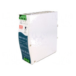 Alimentator Pulsatoriu pentru Șină DIN 120W 12VDC 10A | Electronic-mag.ro | Componente Electronice