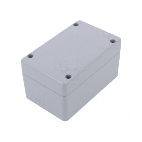 Carcasă universală aluminiu KLIPPON K4 RAL7001 | Electronic-mag.ro | Componente Electronice