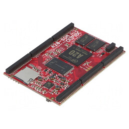 Modul: SOM | ARM A20 Dual-Core | 81,2x55,8mm | DDR3 | Interfaţă: UART | A20-SOM-N8GB