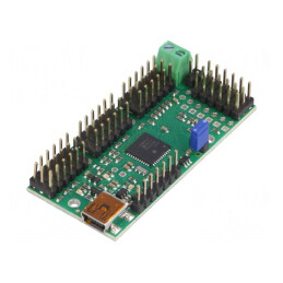 Driver servomecanism | USB-UART | Ch: 24 | 279x584mm | 5÷16VDC | MINI MAESTRO 24-CHANNEL (ASSEMBLED)