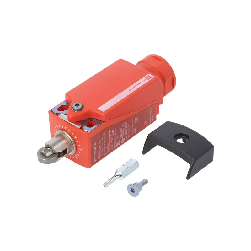 Limitator cursă rolă metalică Ø11,6mm NC x2 + NO 1,5A M20, XCSP3902P20 | Electronic-mag.ro | Componente Electronice
