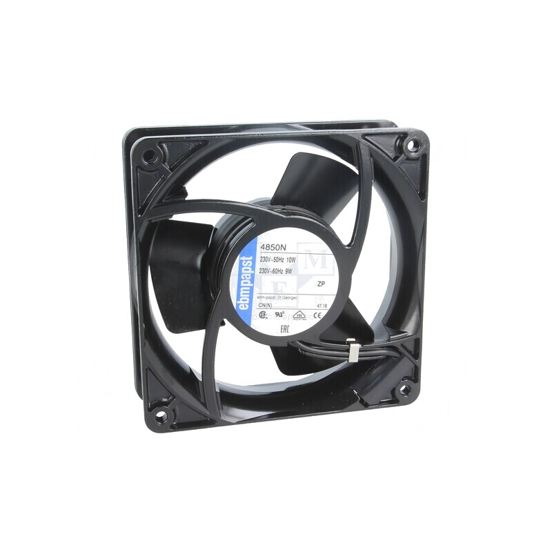 Ventilator AC axial 230VAC 119x119x38mm 98.4m3/h 32dBA 50Hz | Electronic-mag.ro | Componente Electronice