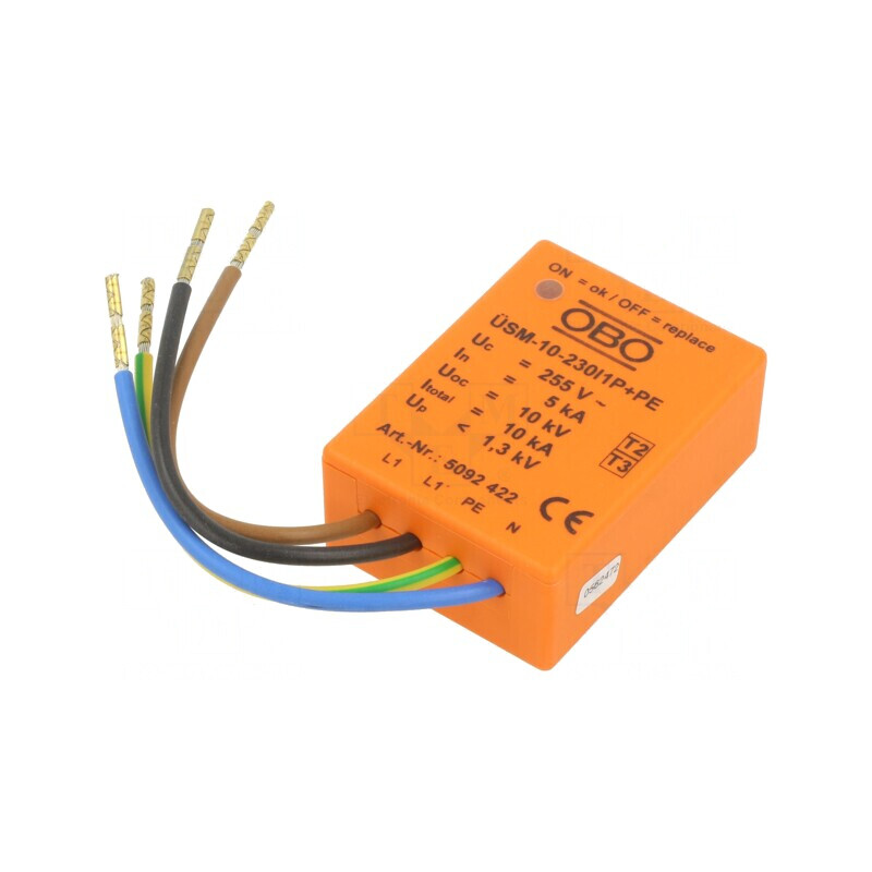 Limitator de Supratensiuni 3 Poli 255VAC 5kA | Electronic-mag.ro | Componente Electronice