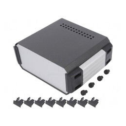 Carcasă din oțel cu panou 110x150x140mm | Electronic-mag.ro | Componente Electronice