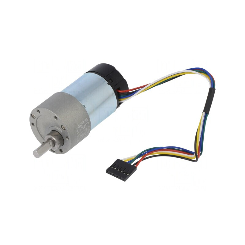 Motor DC cu Transmisie 24V 3A 330rpm 30:1 Metal Gearmotor 37DX68L | Electronic-mag.ro | Componente Electronice