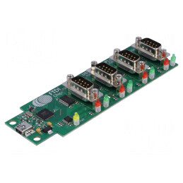 Modul USB RS232 D-Sub 9 pini x4 | Electronic-mag.ro | Componente Electronice
