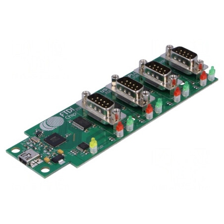 Modul USB RS232 D-Sub 9 pini x4 | Electronic-mag.ro | Componente Electronice