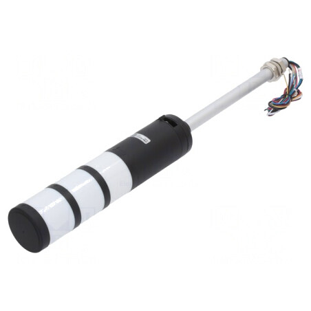 Coloană de semnalizare LED roșu/ambră/verde 24V | Electronic-mag.ro | Componente Electronice