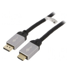 Cablu DisplayPort 1.2 la HDMI 2.0, 2m | Electronic-mag.ro | Componente Electronice