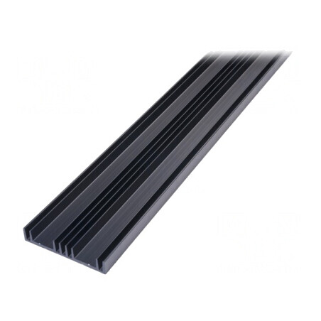Radiator cu aripioare negru 1000mm x 105mm | Electronic-mag.ro | Componente Electronice