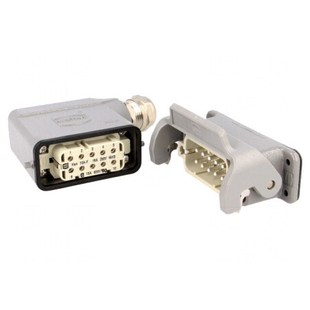 Conector HDC Set Complet Han Kit Tată-Mamă Soclu-Mufă | Electronic-mag.ro | Componente Electronice