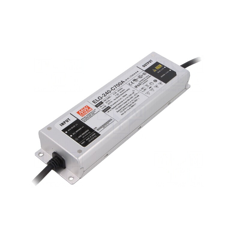 Alimentator LED 240W IP65 ELG-240-C700A | Electronic-mag.ro | Componente Electronice