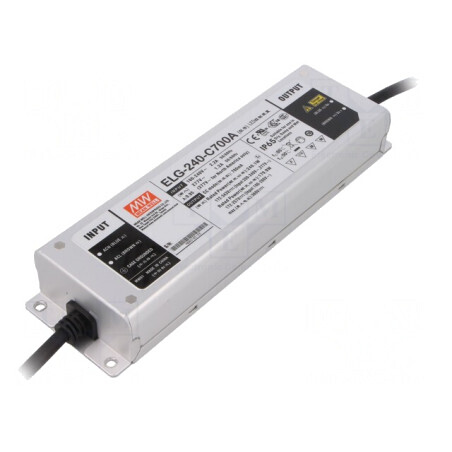 Alimentator LED 240W IP65 ELG-240-C700A | Electronic-mag.ro | Componente Electronice