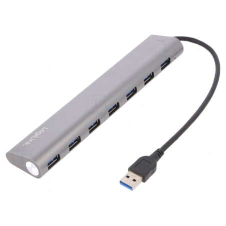 Hub USB 3.0 cu 7 Porturi - 5Gbps | Electronic-mag.ro | Componente Electronice